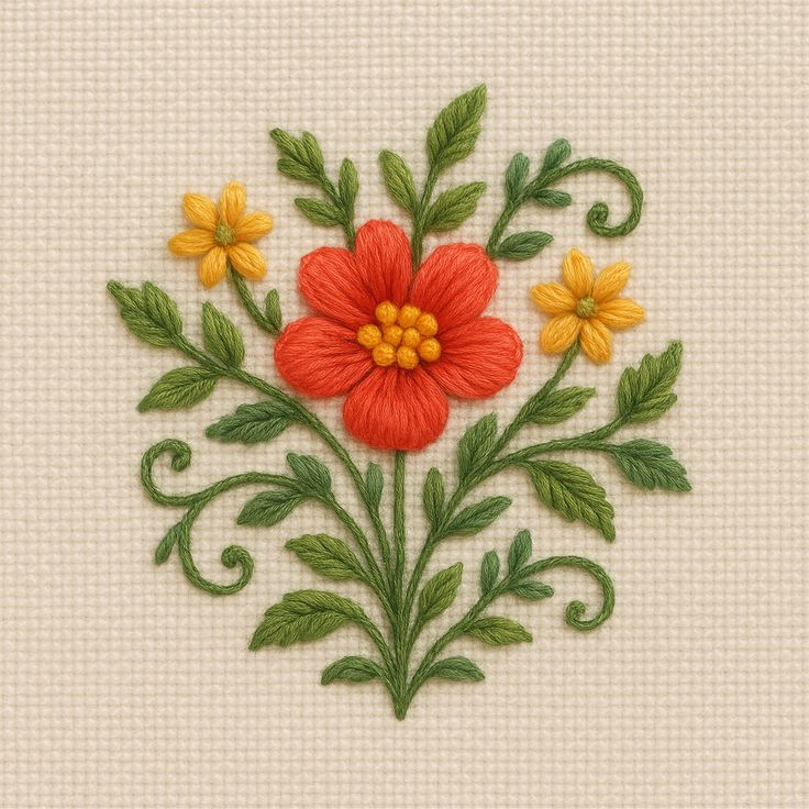 Custom Machine Embroidery — Classic Zari Pattern